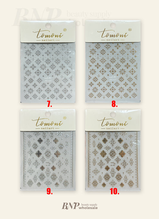 [generic]  5D Nail stickers (11 styles)