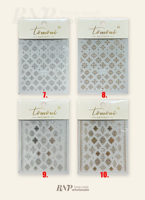 [generic]5D Nail stickers (11 styles)