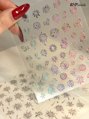 [generic] Fireworks Nail stickers (6 styles)