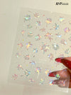 [generic] Fireworks Nail stickers (6 styles)