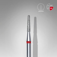 [Staleks]Diamond nail drill bit frustum EXPERT head diameter 1,8 mm / working part 8 mm