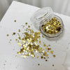 Nail Glitter Mini Stars mix size (4 Colours)
