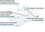 [generic] Exam Table Paper Smooth (21" X 125') 1 roll