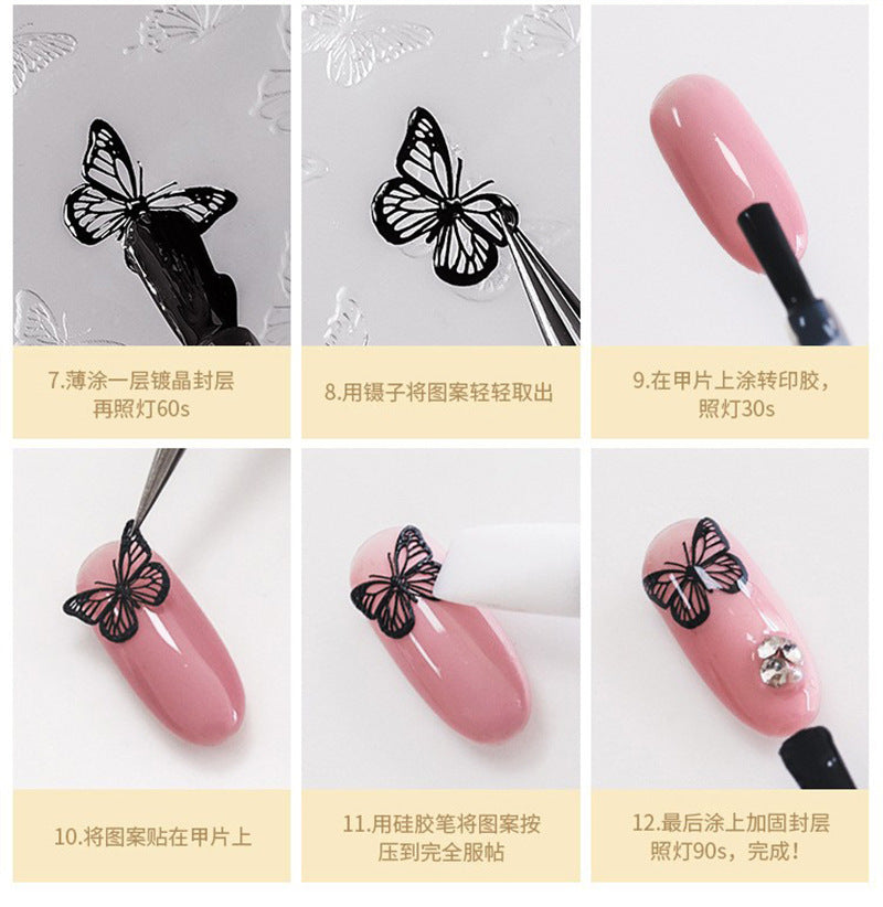 3D Christmas Silicone Nail Mould