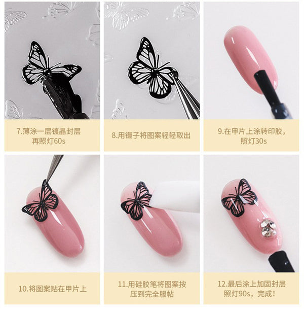 3D Christmas Silicone Nail Mould