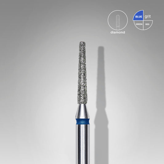 [Staleks]#15 Diamond nail drill bit frustum blue EXPERT head diameter 1,6 mm / working part 10 mm