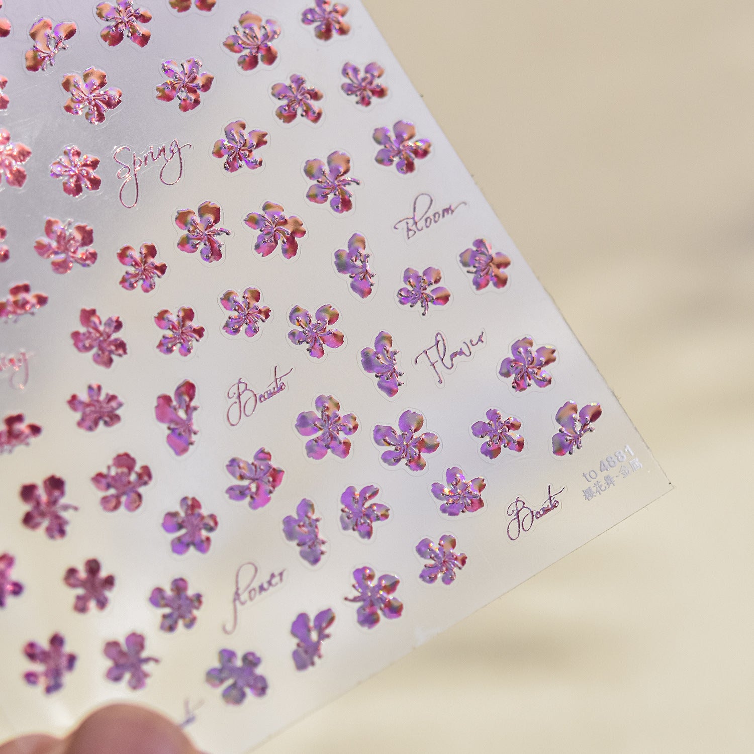 Floral Nail Sticker Decorative Decal Nail Art