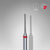 [Staleks]Diamond nail drill bit needle EXPERT head diameter 1 mm / working part 10 mm