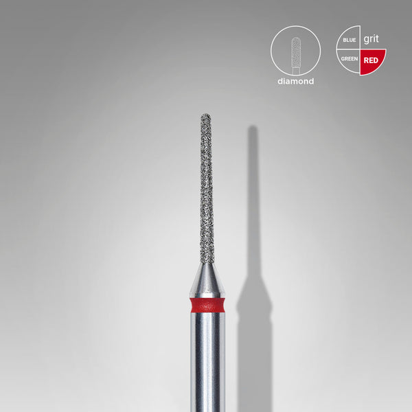 [Staleks]Diamond nail drill bit needle EXPERT head diameter 1 mm / working part 10 mm