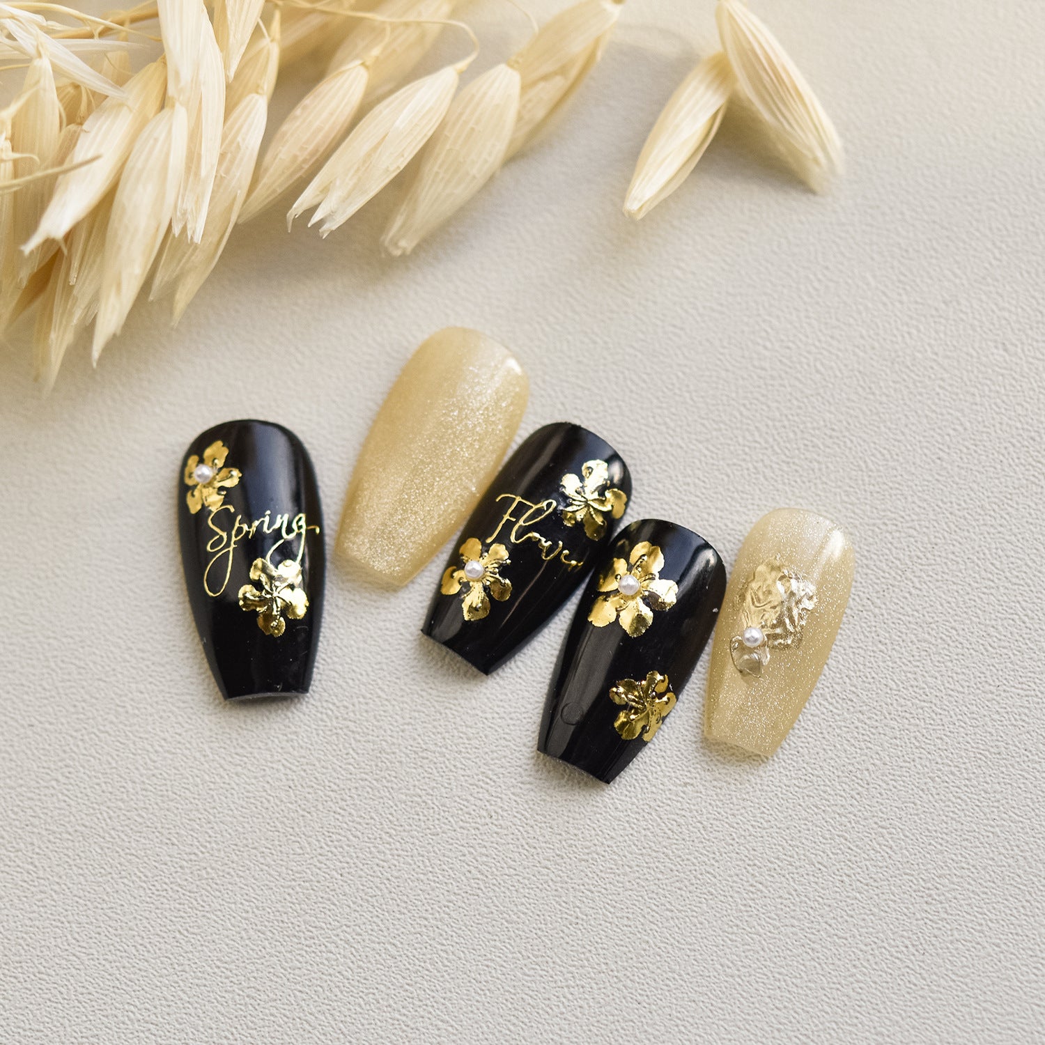 Floral Nail Sticker Decorative Decal Nail Art