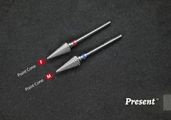 [Present] Point cone drill bits