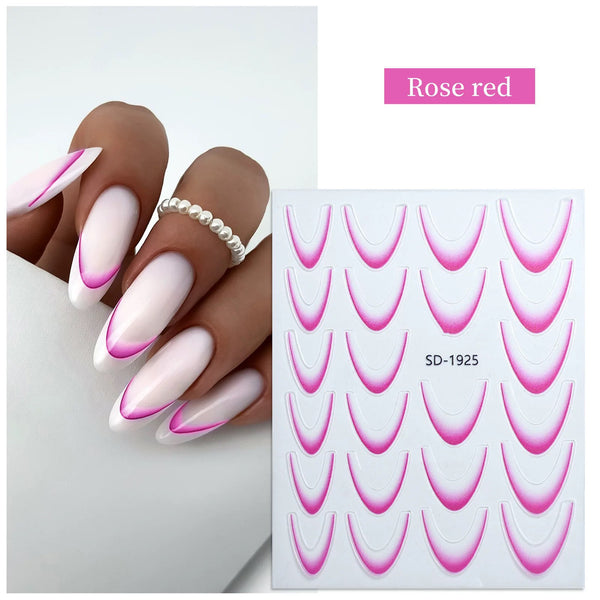 [generic] 5D nail stickers (11 colours)