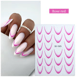 [generic] 5D nail stickers (11 colours)