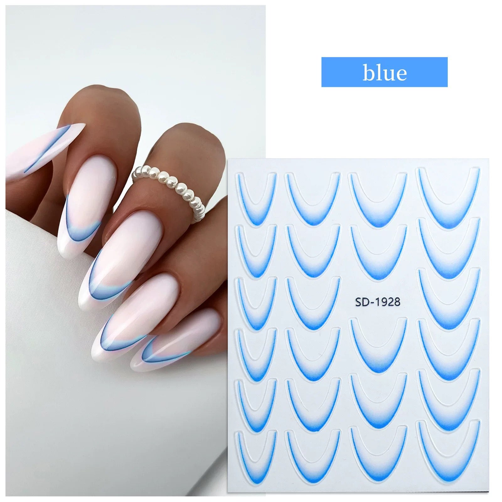 [generic] 5D nail stickers (11 colours)