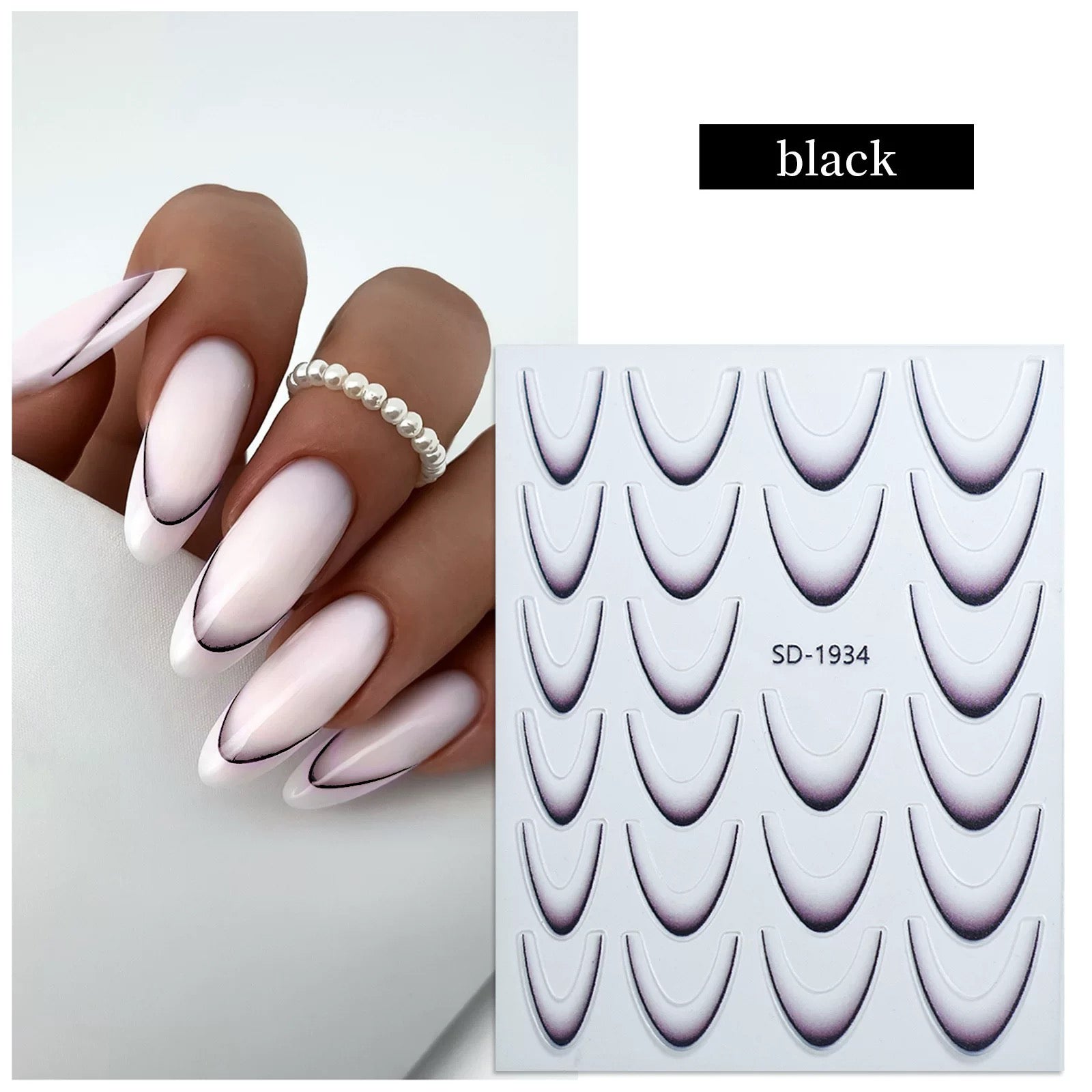 [generic] 5D nail stickers (11 colours)