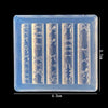 3D Mix Bows Nail Stencils Silicone Molds Carving Bow Knots Design Template Art Accessories Tools for Charms Art Decorations