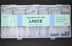 [J.NICE] Upgraded Soft nail tips 240pcs/Box