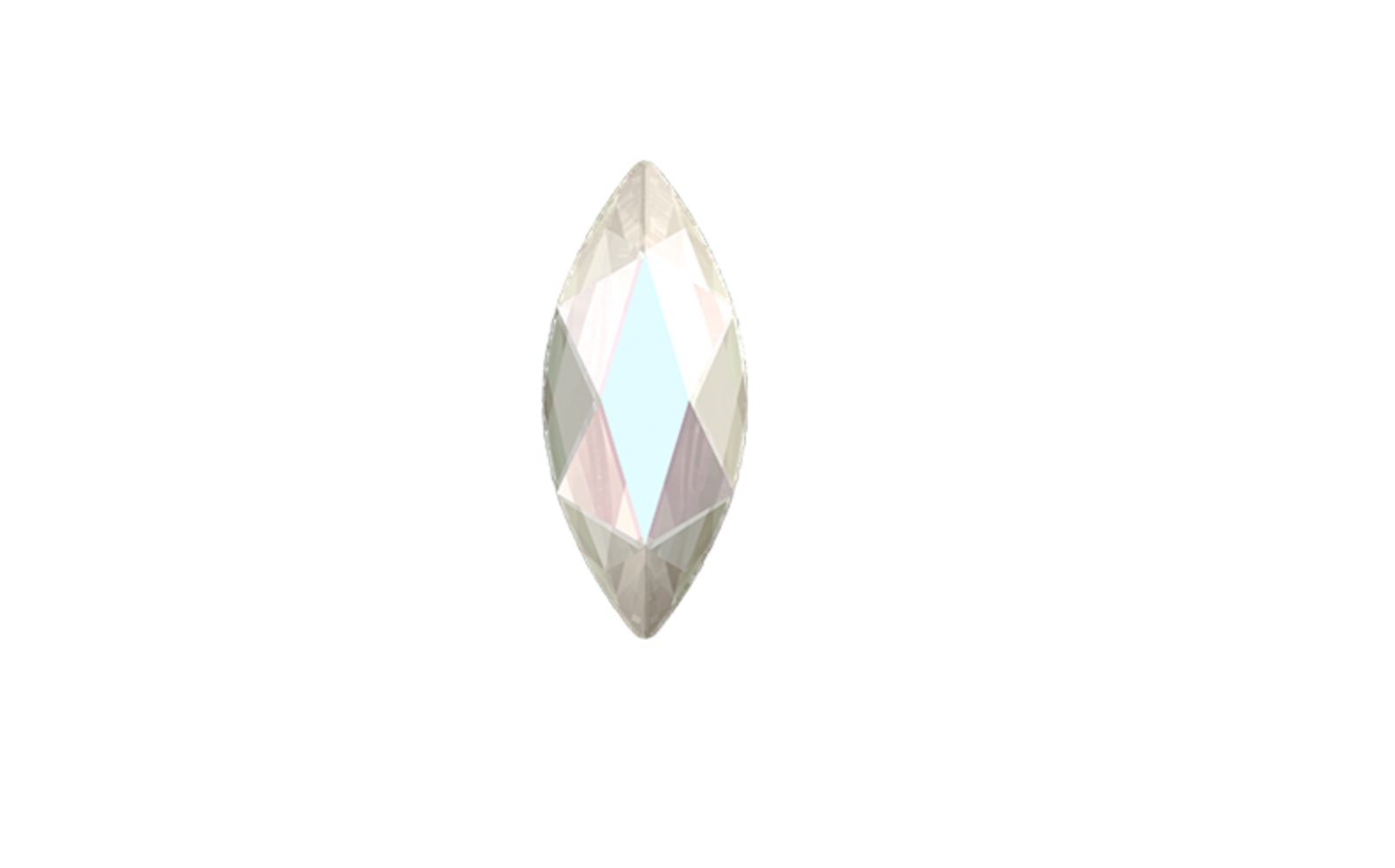 [Swarovski] 2201 Flat Back Crystal (8mm*3.5mm) (3 colors)