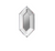 [Swarovski] 2776 Elongated Hexagon Flatback (variated sizes)(2 colors)