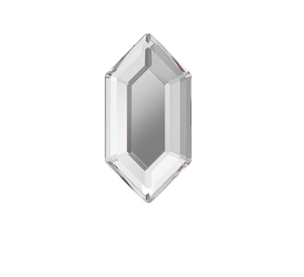 [Swarovski] 2776 Elongated Hexagon Flatback (variated sizes)(2 colors)