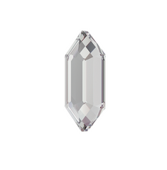 [Swarovski] 2776 Elongated Hexagon Flatback (variated sizes)(2 colors)