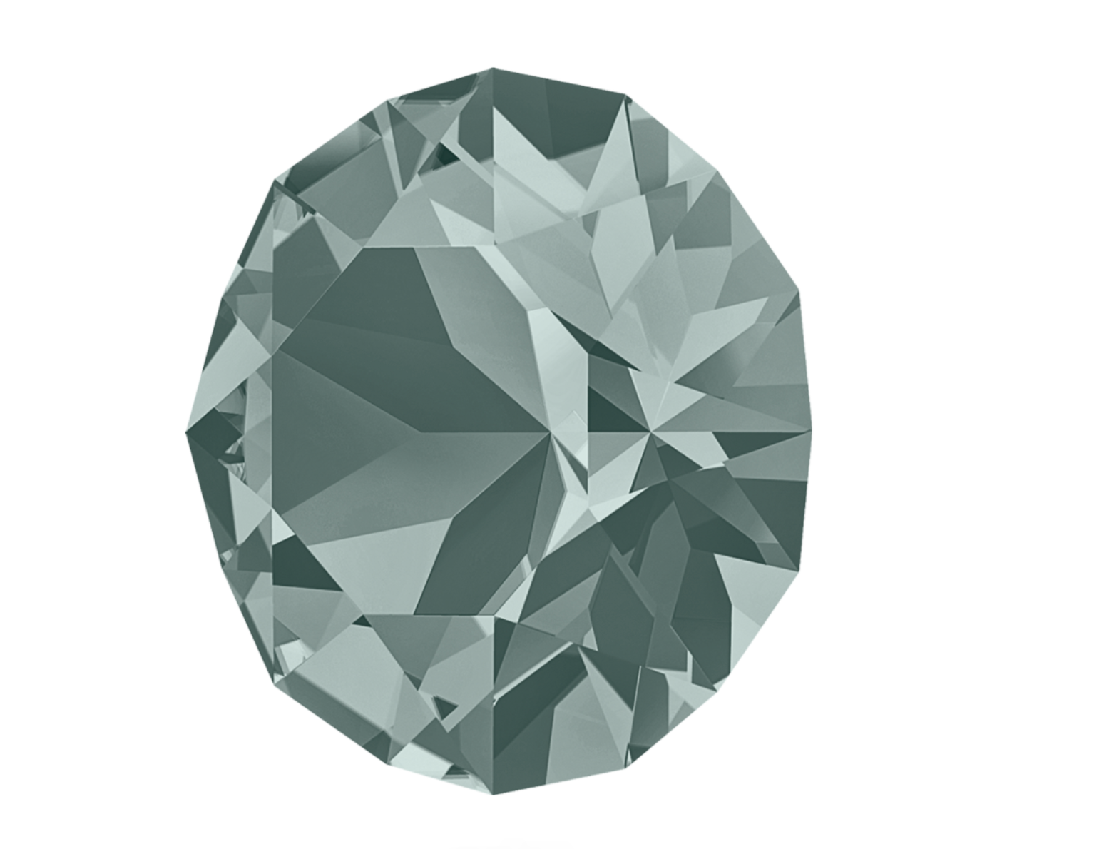 [Swarovski] 1088 Point Back Crystal Black Diamond (215) (variated sizes)