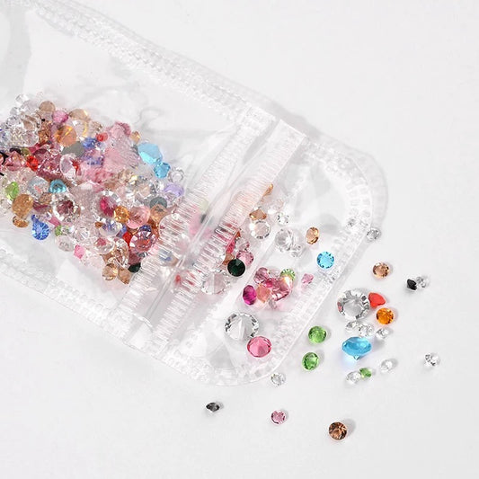 [generic] Diamond Shape Nail Decor(mix color and size)