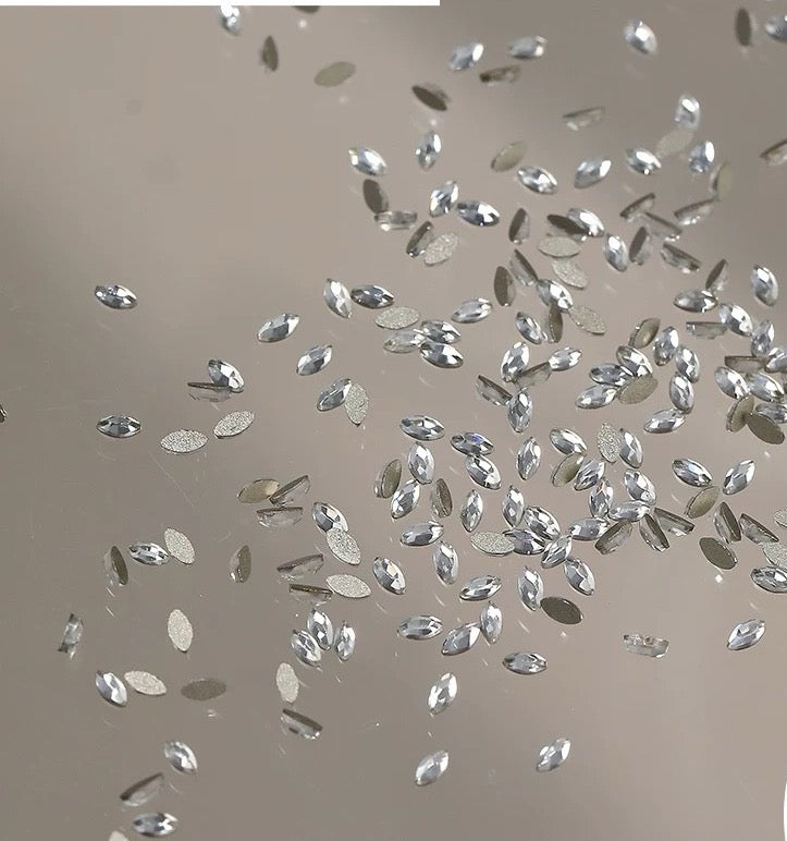 [generic] Crystal Navette Shape Nail Decor(1.5*3mm/50pcs around)