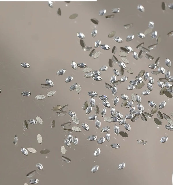 [generic] Crystal Navette Shape Nail Decor(1.5*3mm/50pcs around)