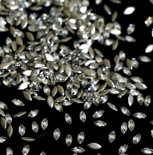 [generic] Crystal Navette Shape Nail Decor(1.5*3mm/50pcs around)