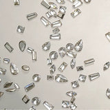 [generic] Crystal Mix Shape Flat Back Nail Decor (2-4mm/50pcs around)