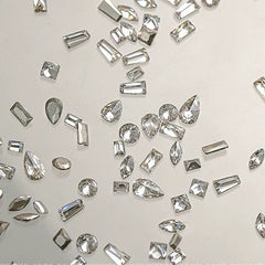 [generic] Crystal Mix Shape Flat Back Nail Decor (2-4mm/50pcs around)