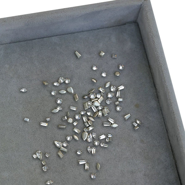 [generic] Crystal Mix Shape Flat Back Nail Decor (2-4mm/50pcs around)
