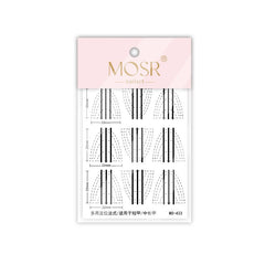 French Manicure Guide Stickers (4 types)