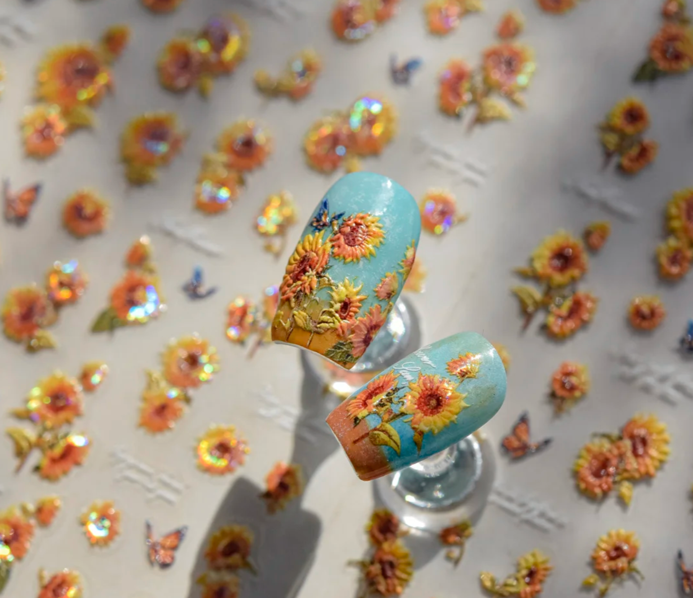 [generic] Flora Nail stickers (13 styles)