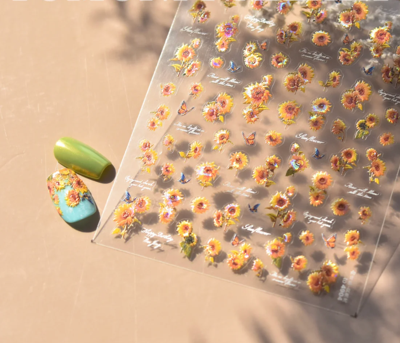 [generic] Flora Nail stickers (13 styles)