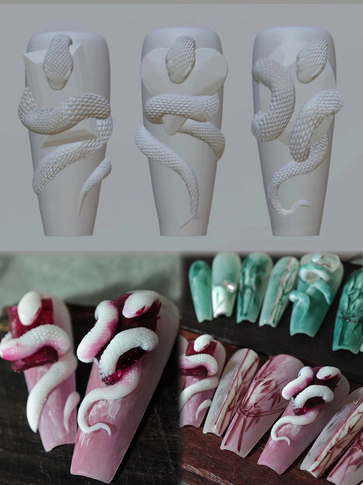 Snake shape mold