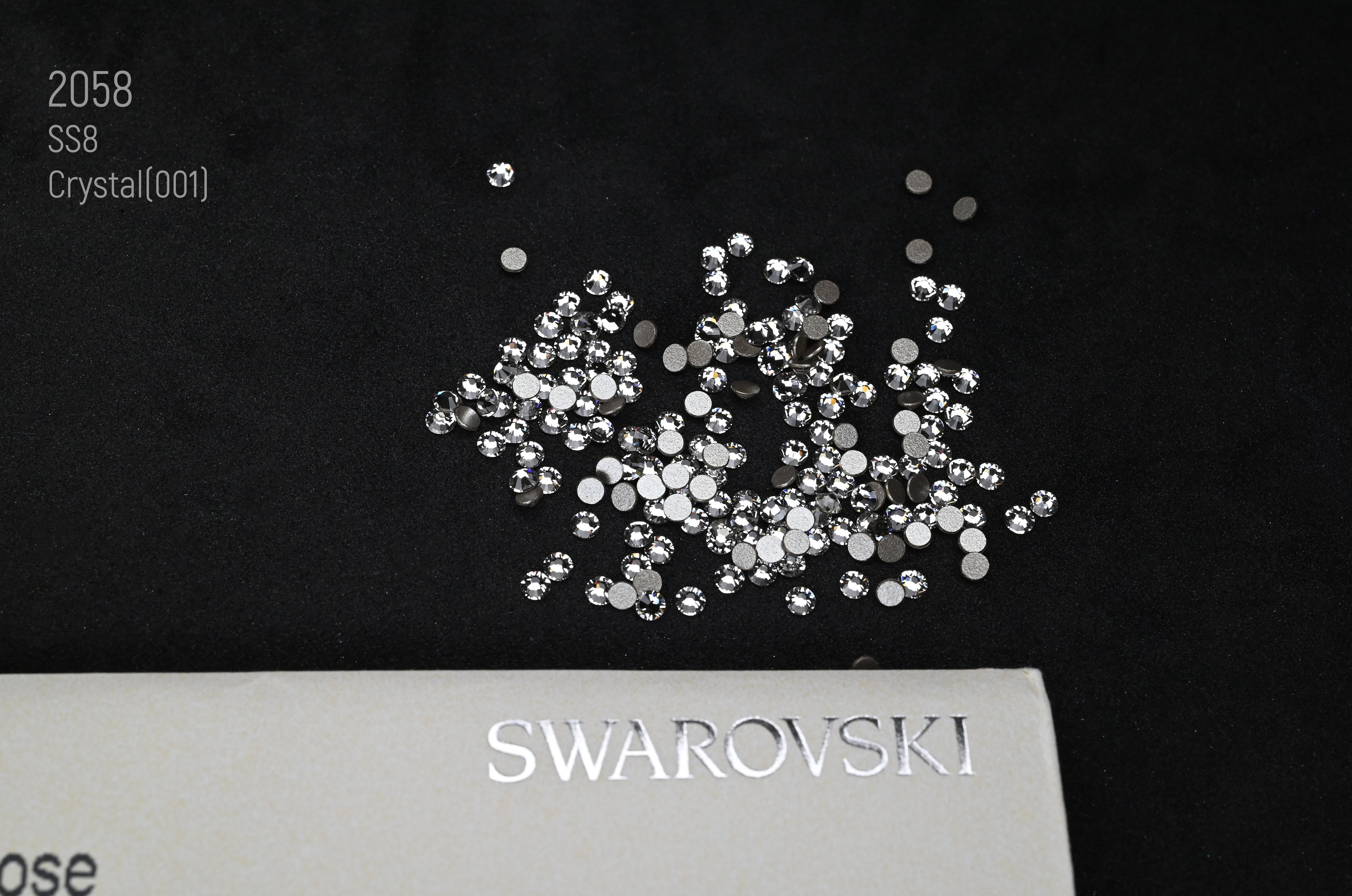 [Swarovski] Flat Back Crystal 001 (SS03-SS34)