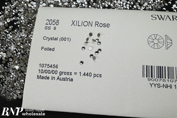 [Swarovski] Flat Back Crystal 001 (SS03-SS34)