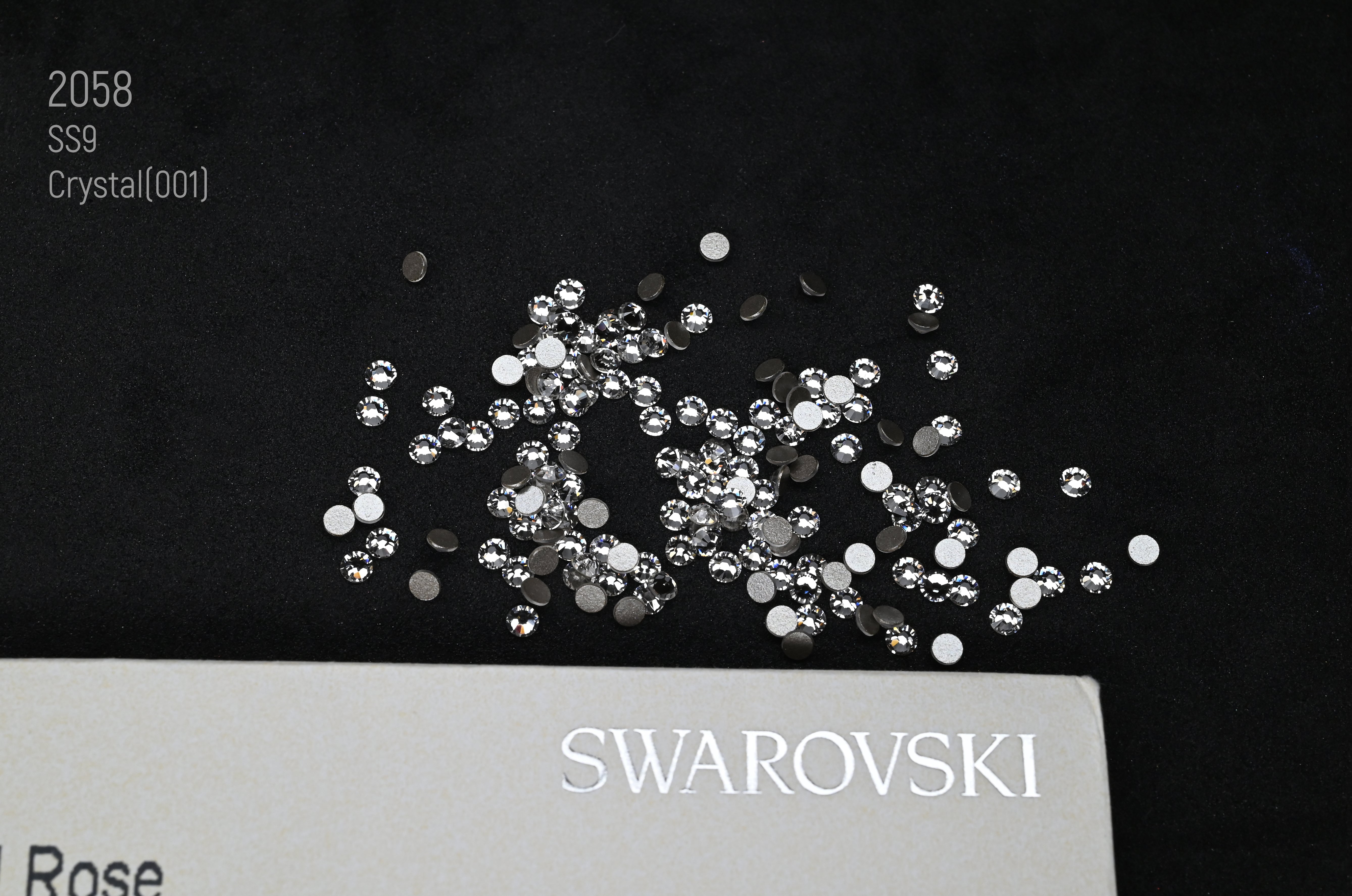 [Swarovski] Flat Back Crystal 001 (SS03-SS34)