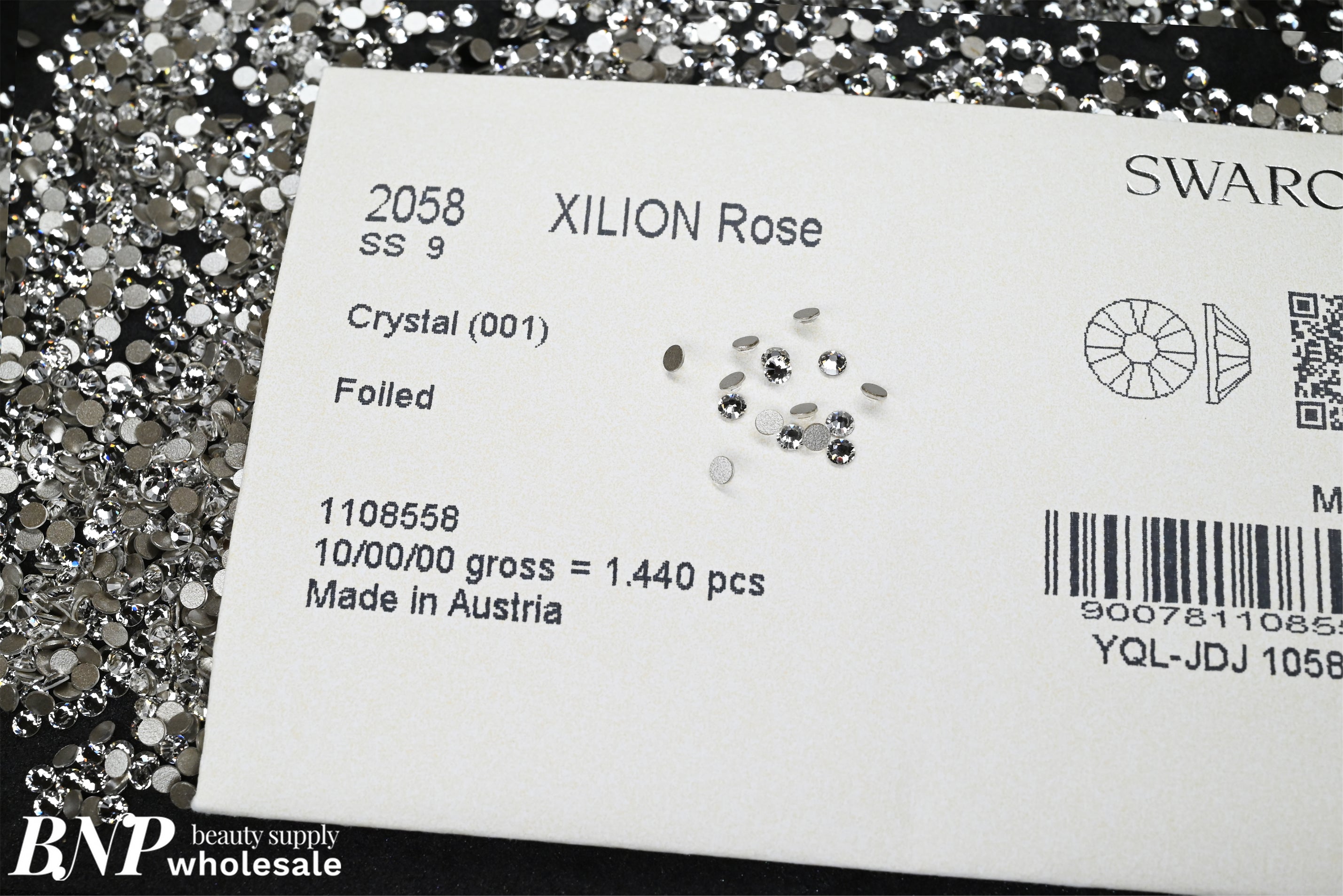 [Swarovski] Flat Back Crystal 001 (SS03-SS34)