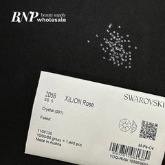 [Swarovski] Flat Back Crystal 001 (SS03-SS34)