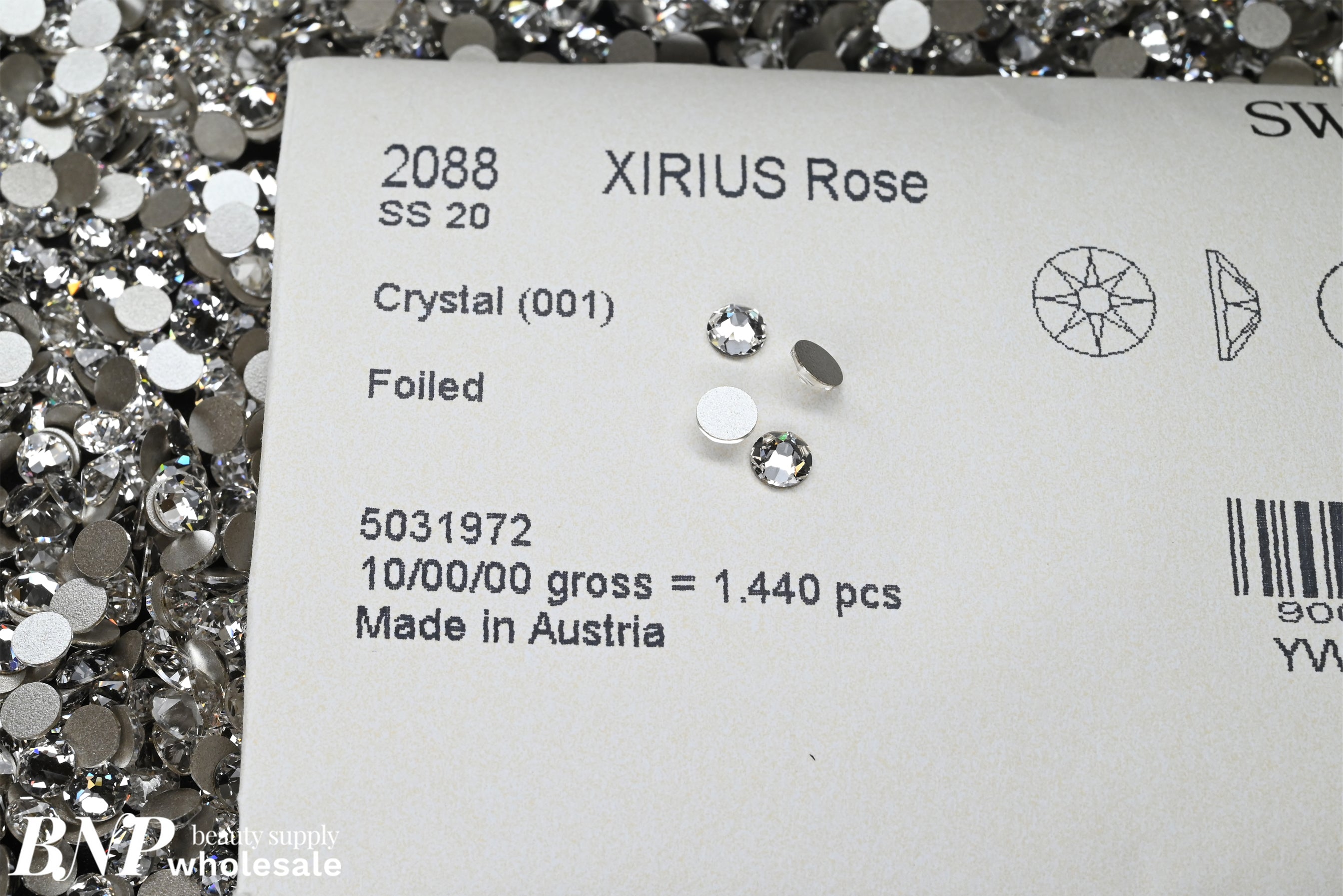 [Swarovski] 2088 Flat Back Crystal(SS12-SS34)