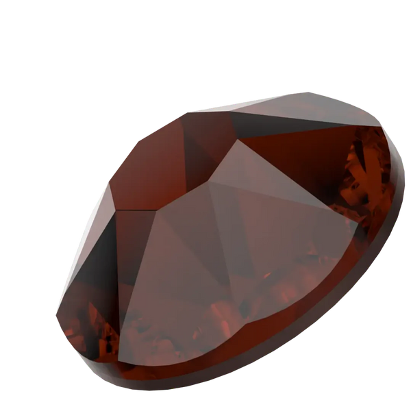 [Swarovski] Flat Back Crystal Smoked Amber(100) (variated sizes)