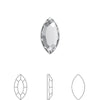 [Swarovski] 2200 Flat Back Crystal (variated sizes) (6 colors)