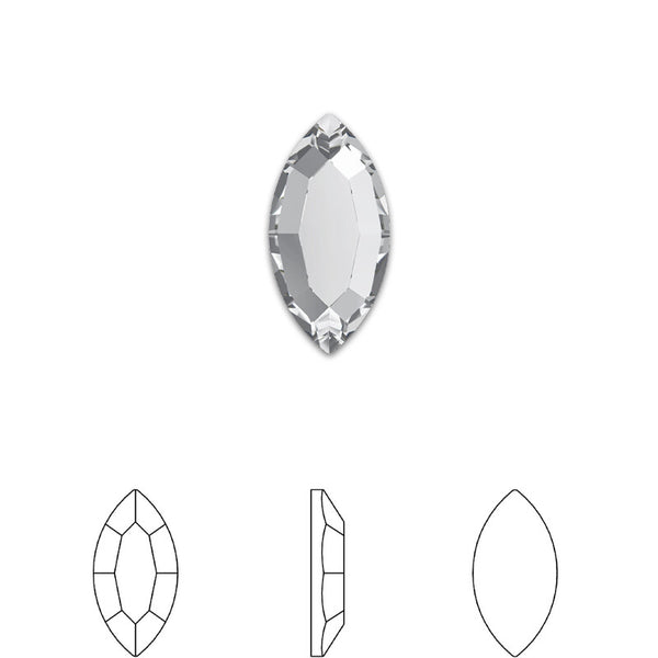 [Swarovski] 2200 Flat Back Crystal (variated sizes) (6 colors)