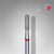 [Staleks]Diamond nail drill bit rounded cylinder EXPERT head diameter 2,3 mm / working part 8 mm