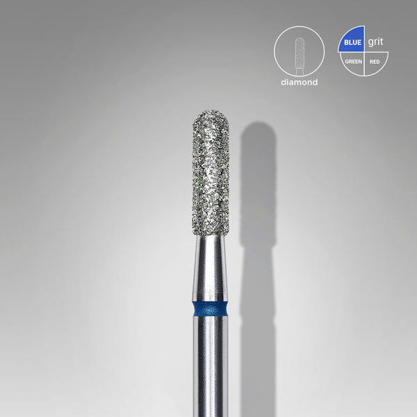 [Staleks]Diamond nail drill bit rounded cylinder EXPERT head diameter 2,3 mm / working part 8 mm
