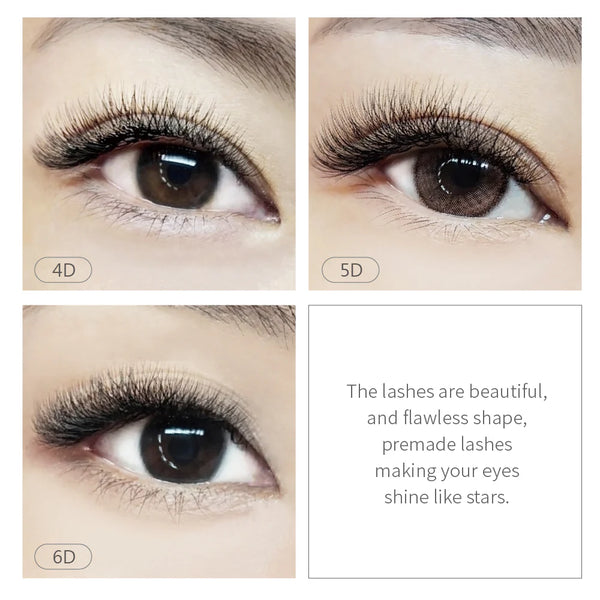 Jovisa 6D Soft Clover Lashes | Premade