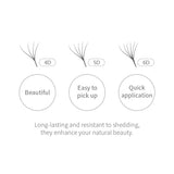 Jovisa 5D Feathered Radiance Lashes | Premade